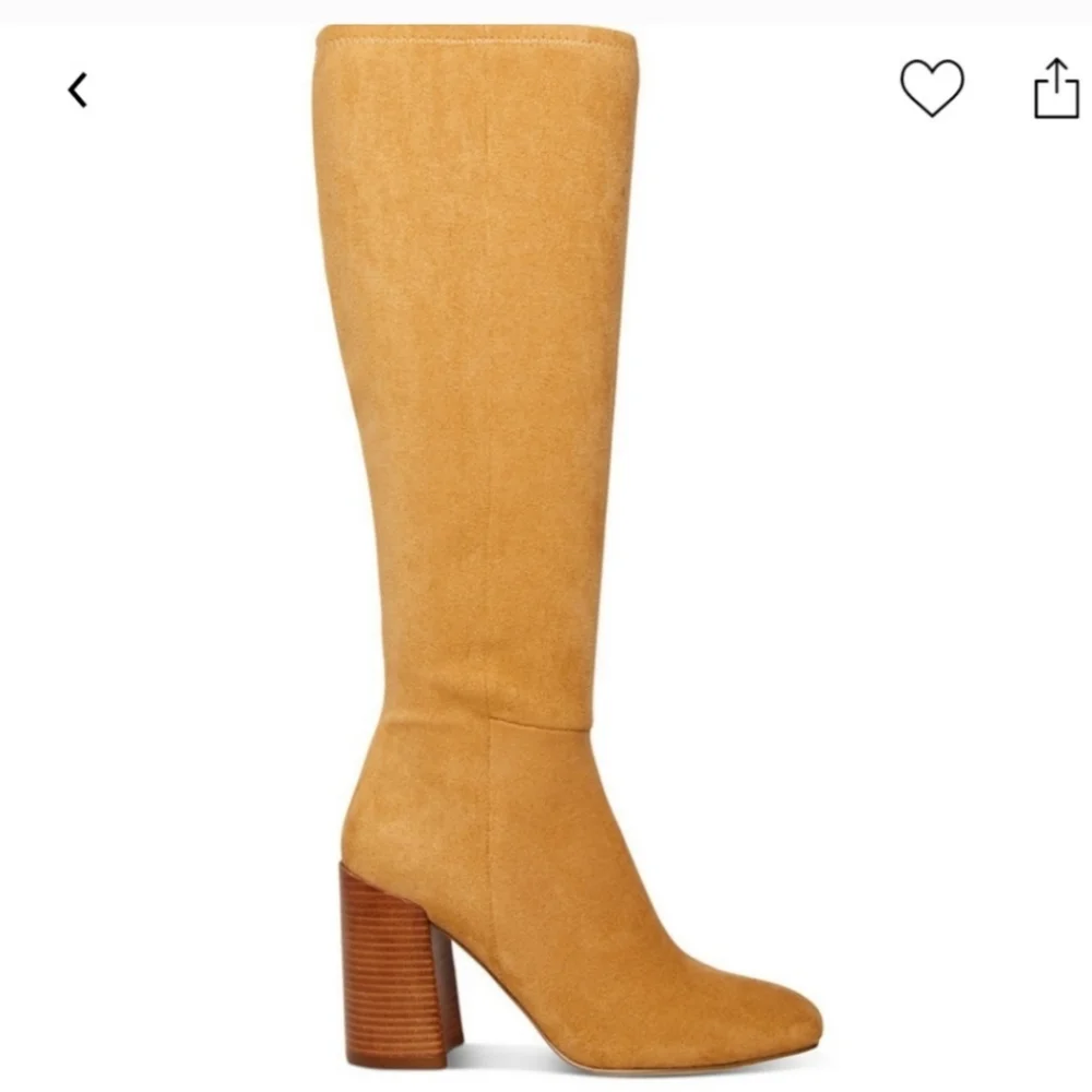MADDEN GIRL WINDSLOW BLOCK HEEL STRETCH BOOTS SIZE 7.5